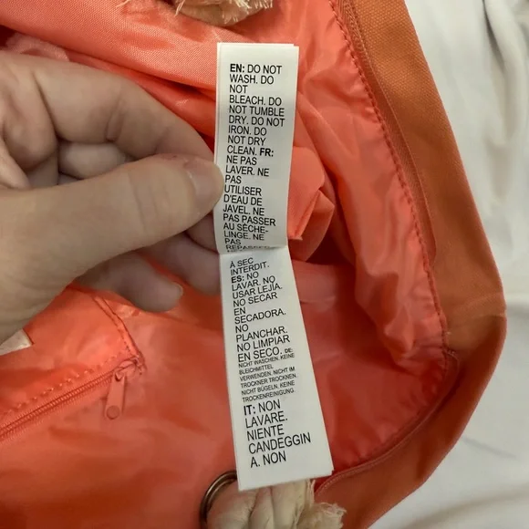 NWT Honolua Wahine - Billabong “Honolua Hawaii” Guava Colored Tote Bag. One size - Picture 12 of 14